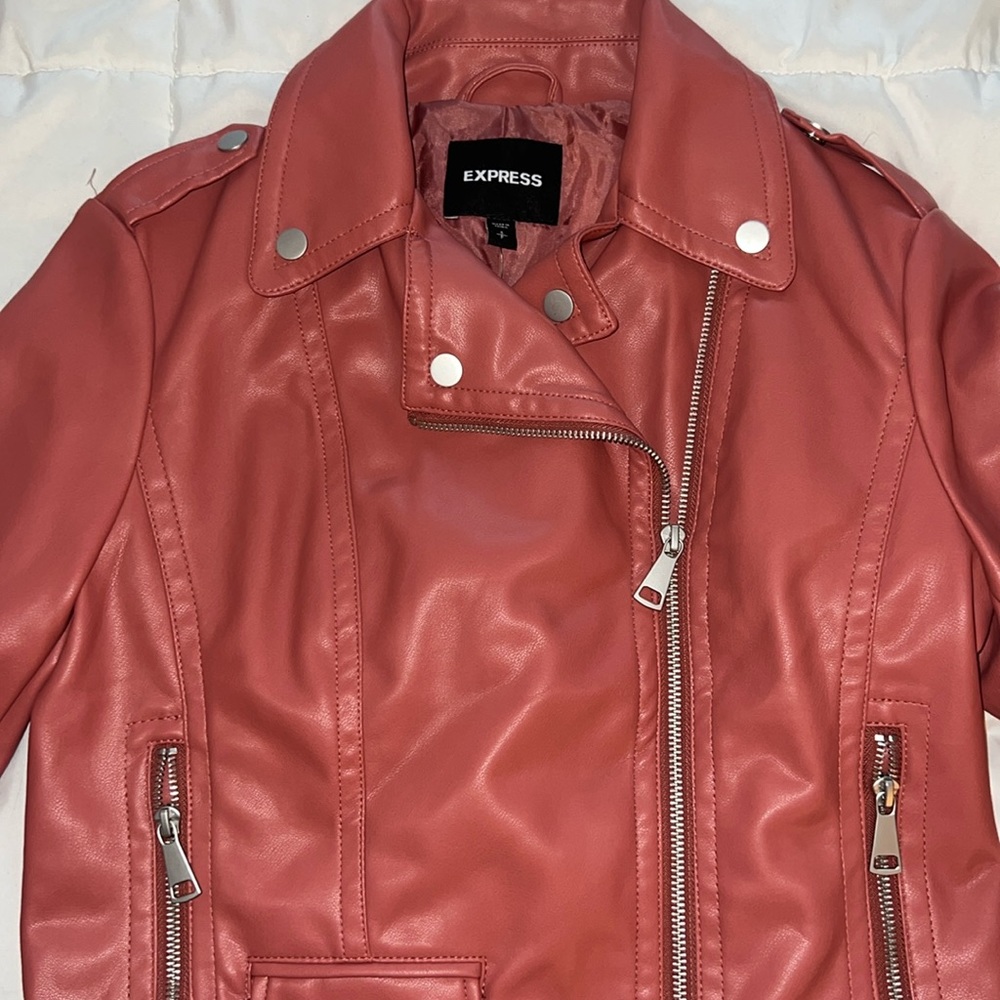 Nwot - Express Leather Jacket - Small - image 2